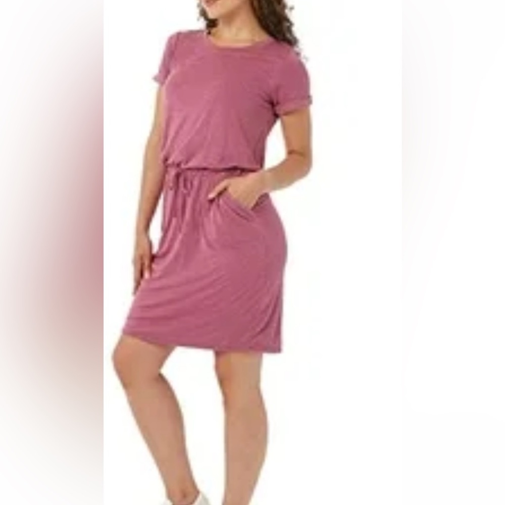 32 Degrees Women's Mauve Midi Dress in Sz XL